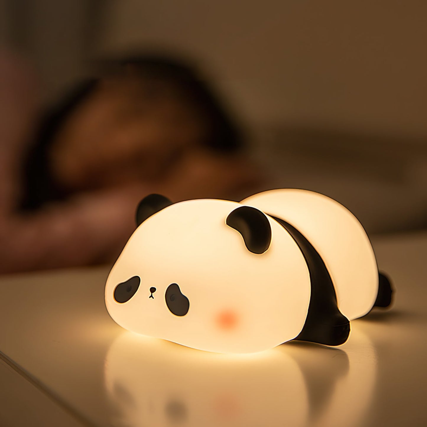 Charmant Lichtaccent LED Panda Tafellamp