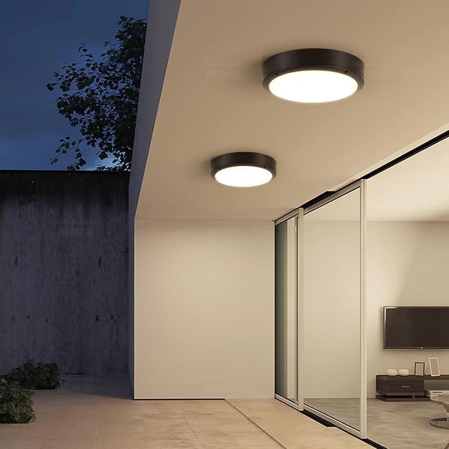 Weerbestendig LED Plafondlamp met Bewegingssensor