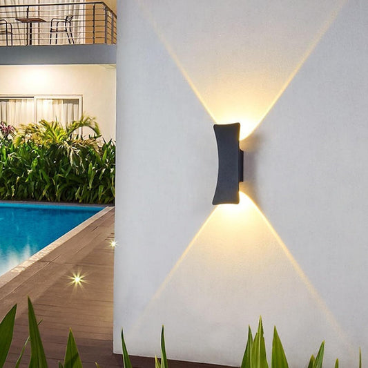 Minimalistische Aluminium Buiten LED Wandlamp