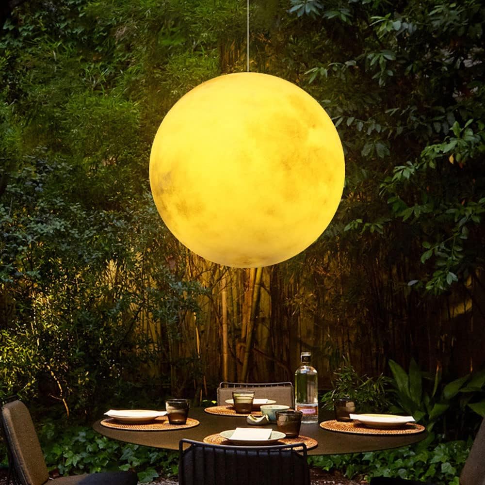 Scandinavisch Design Tuinlamp in Maanvorm
