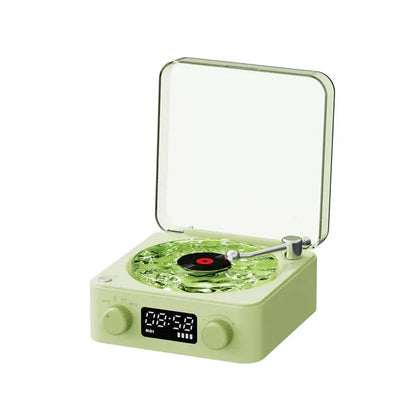 Retro Witte Ruis Bluetooth Speaker met Omgevingslicht