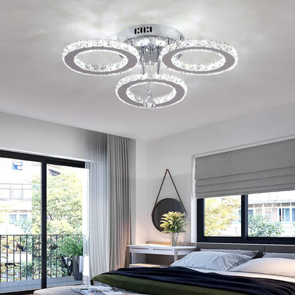 Luxe Kristallen Afstandsbediening Plafondlamp