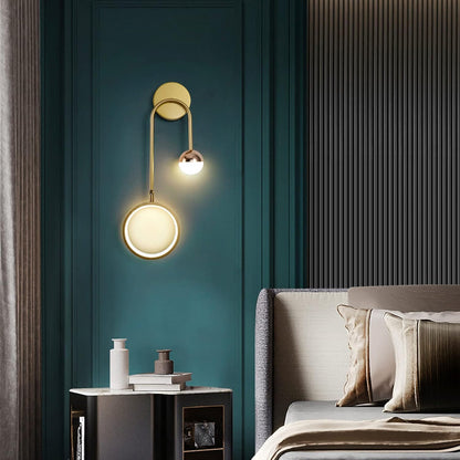 LED Nordic Rond Draaibaar Strijkijzer Wandlamp
