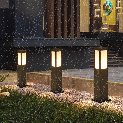 IP65 Vierkant Buitenlamp met Warm LED Licht