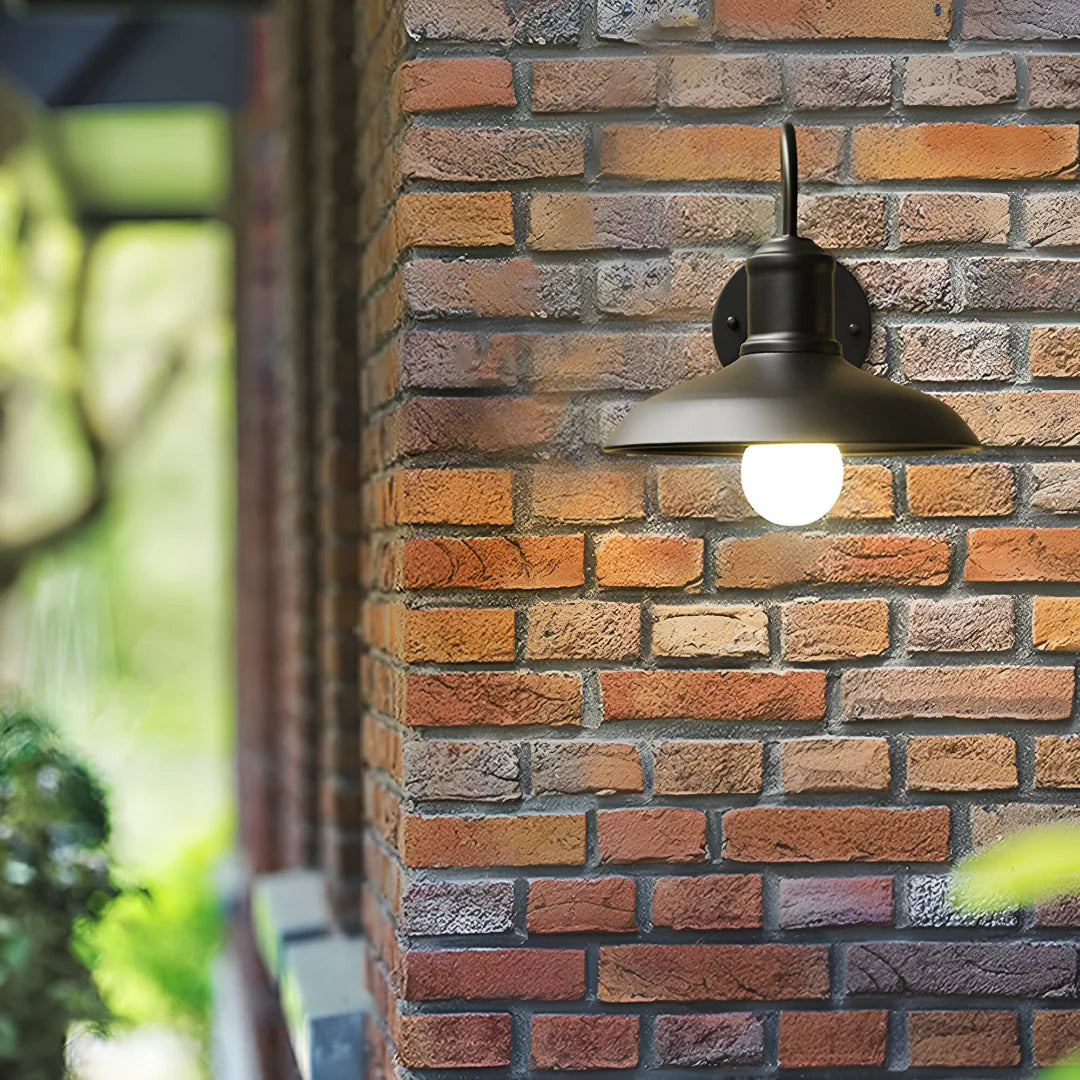 Komvormige IJzeren IP65 Waterdichte Buiten Wandlamp