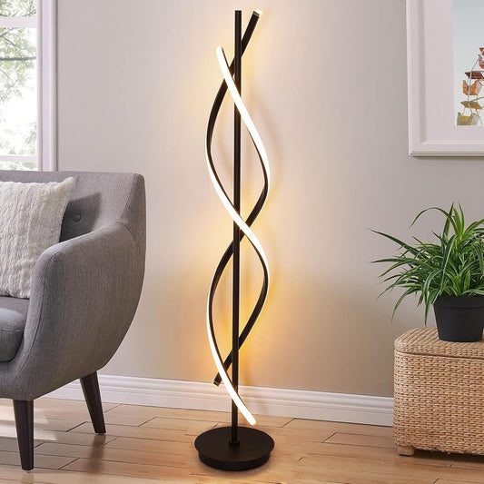 Moderne Spiraalvormige LED Vloerlamp