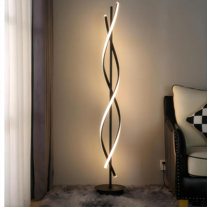 Moderne Spiraalvormige LED Vloerlamp