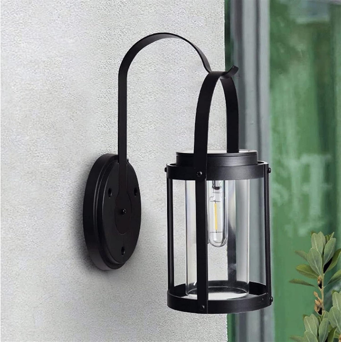 Luxe Zwarte Aluminium Buiten Wandlamp