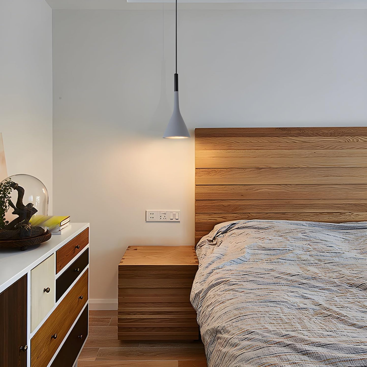 Minimalistische LED Hanglamp met Witte Lichttint