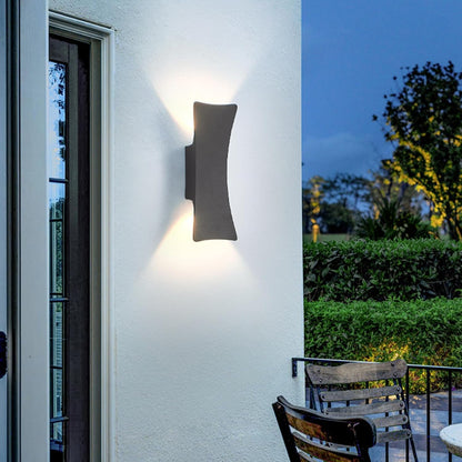 Minimalistische Aluminium Buiten LED Wandlamp