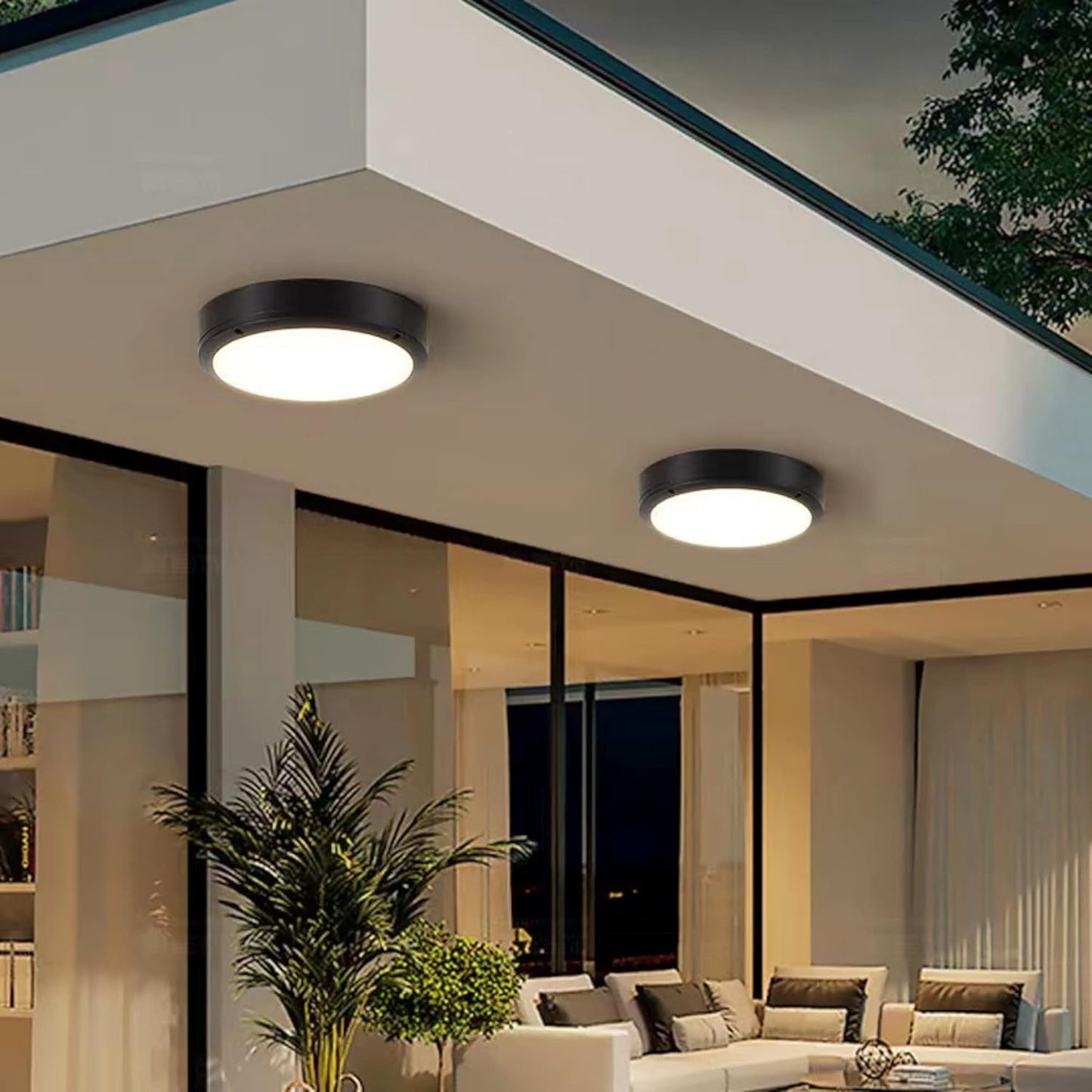 Weerbestendig LED Plafondlamp met Bewegingssensor