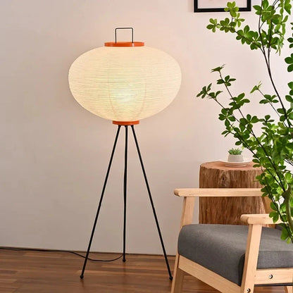 Washi Staande Lamp | Japanse Design met Zachte LED Gloed