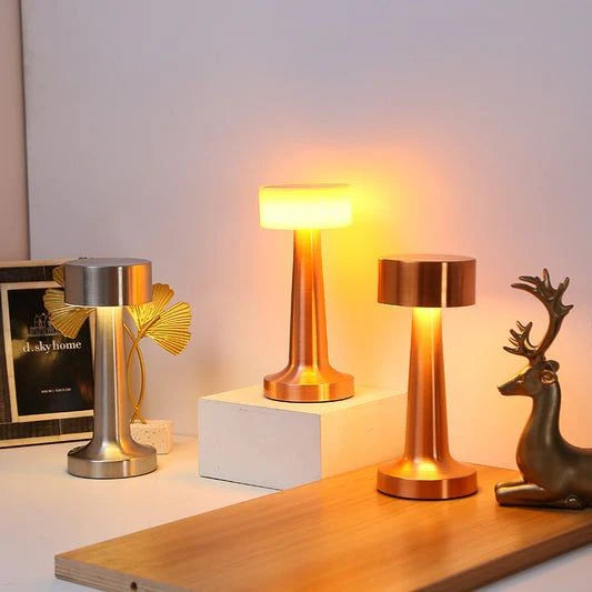 Draagbare Metalen LED Draadloze Tafellamp met Aanraakbediening
