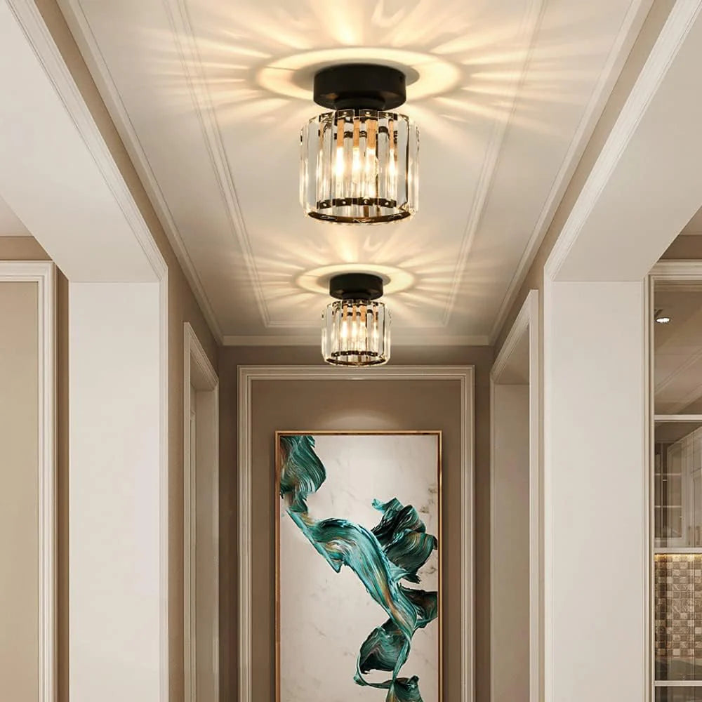 Glowline Plafondlamp – Kristallen Elegantie voor Elke Ruimte