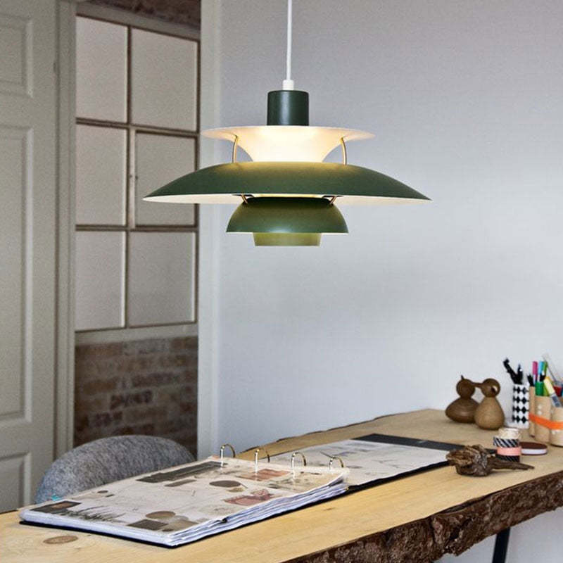 Deens Design LED Pendant Lamp – Plafondlamp met Parapluscherm