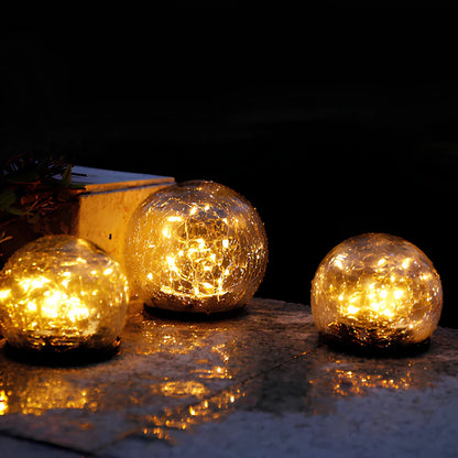 Moderne Zonne-Energie Glazen Tuinlamp