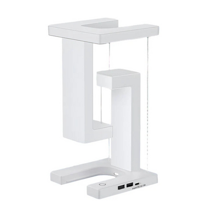 Zwevende Tafellamp met USB & Draadloos Opladen