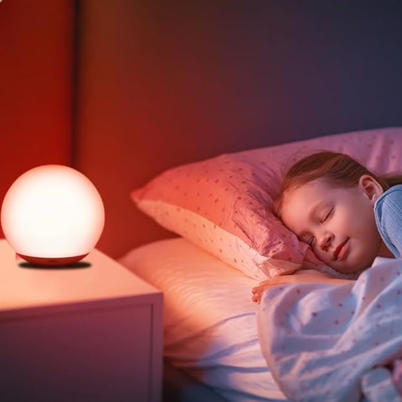 Oplaadbaar LED Nachtlampje met 8 Kleurmodi en Dimfunctie