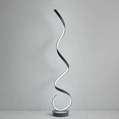 Moderne Creatieve Gedraaide Lijn LED Vloerlamp