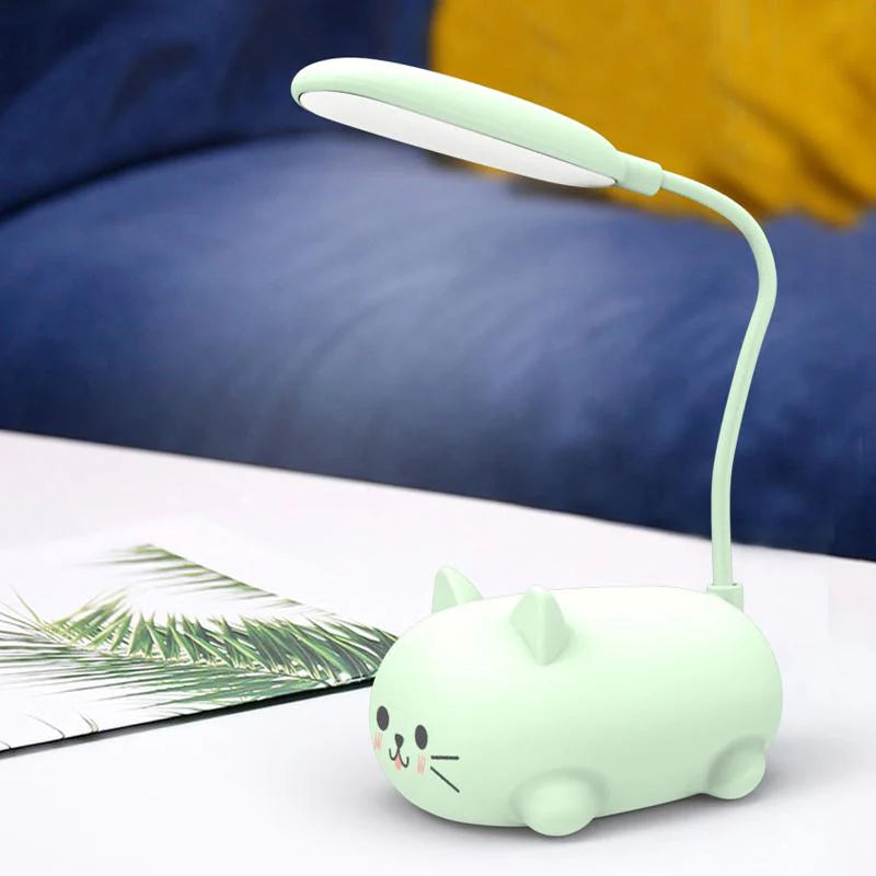 Mini Kat Schattig Oplaadbaar Bureau Lamp