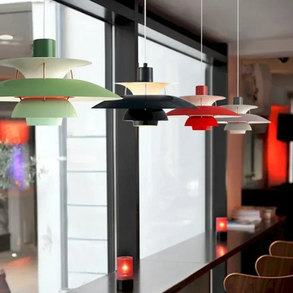Deens Design LED Pendant Lamp – Plafondlamp met Parapluscherm