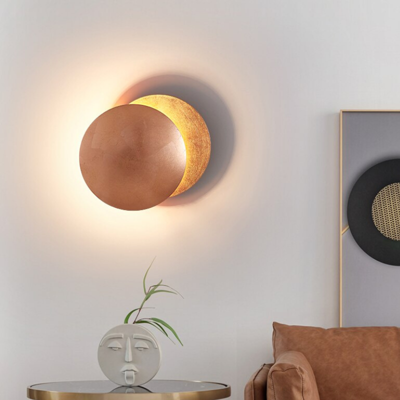 SolarGlow-Wandlamp met Zonsverduistering Effect