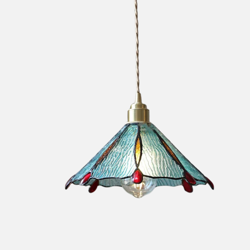 Verstelbare Glazen LED  Hanglamp in Retro Stijl