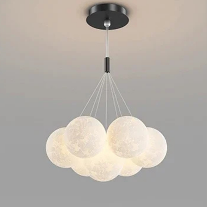 Moderne Bubble Kroonluchter met Glazen Bollen