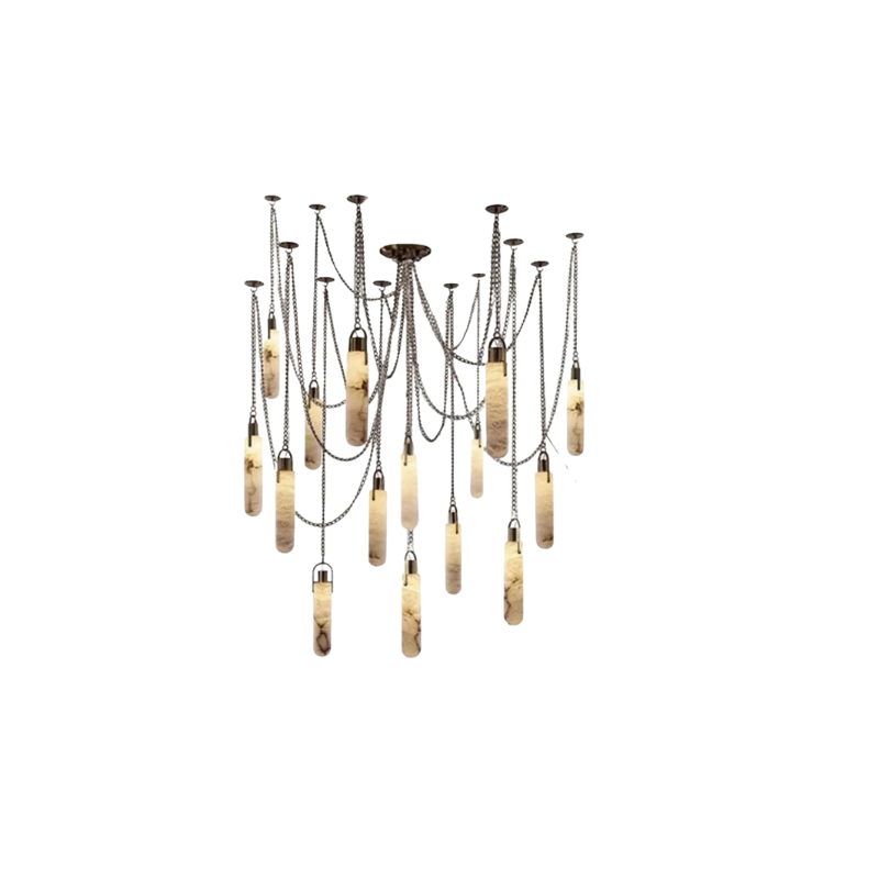 Yadira Marmer Luxe Chandelier Verlichting
