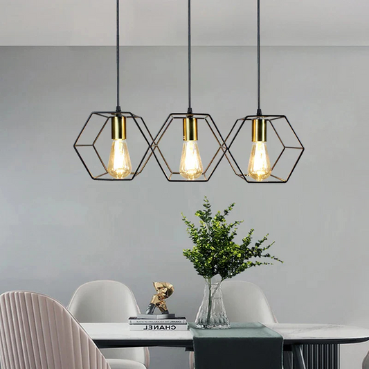 Geometrische Metalen Plafondkroonluchter met Creatief Ontwerp