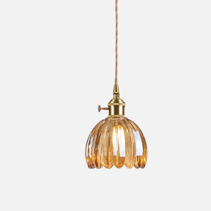 Klassiek Glazen Bloem Hanglamp