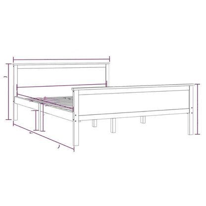 Houten Bedframe 2 Maten