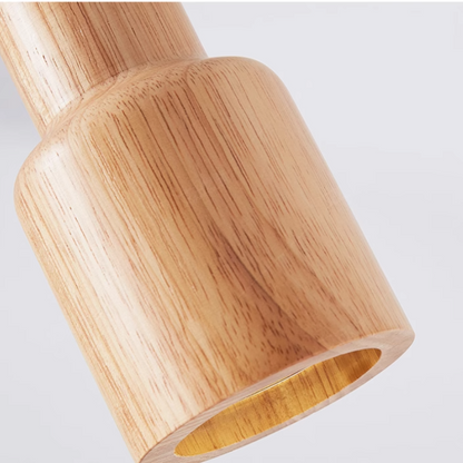 Borealis Glow Scandinavische Houten Hanglamp
