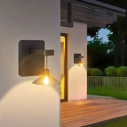 Moderne IP44 Geplooide Zonne Wandlamp