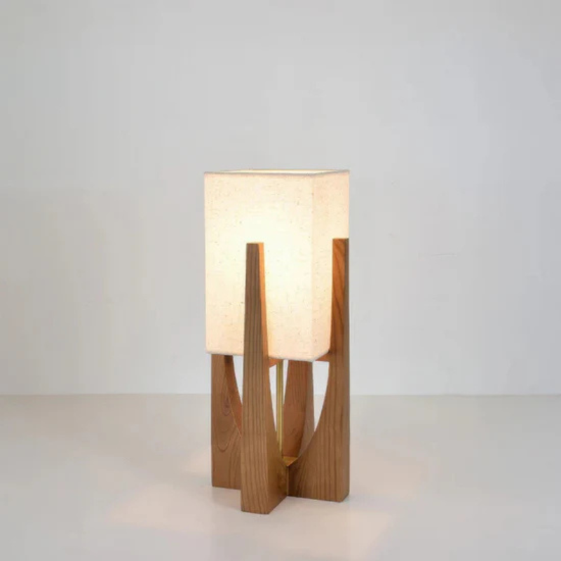 Japanse Stijl Houten Vloer- en Tafellamp