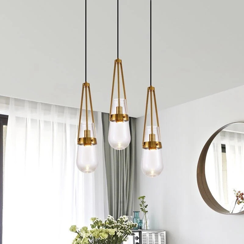 Glazen Druppel Hanglamp voor Plafond