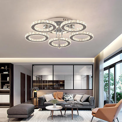 Luxe Kristallen Afstandsbediening Plafondlamp