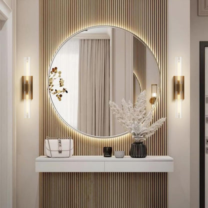 Aurora Luxe Kristallen Wandlamp 23" H