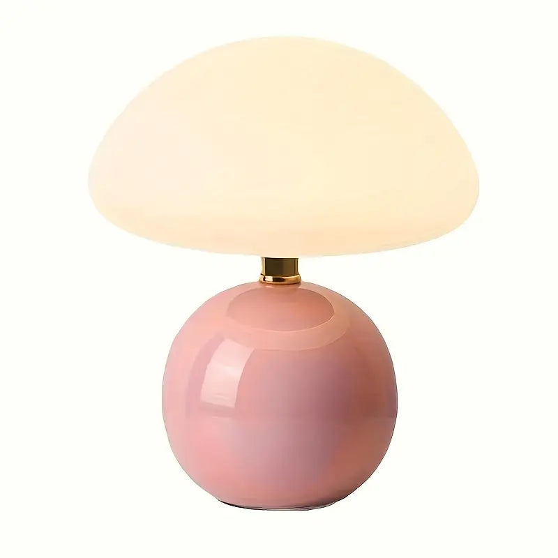 Paddenstoel LED Tafellamp – Moderne Sfeerverlichting met USB-aansluiting