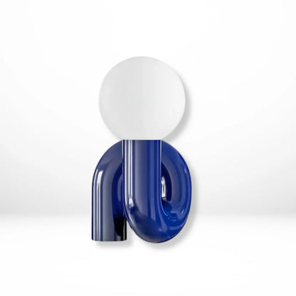 Minimalistische Tafellamp van Matglas en Hars