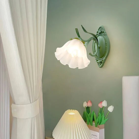 Moderne Lilië Bloem Wandlamp