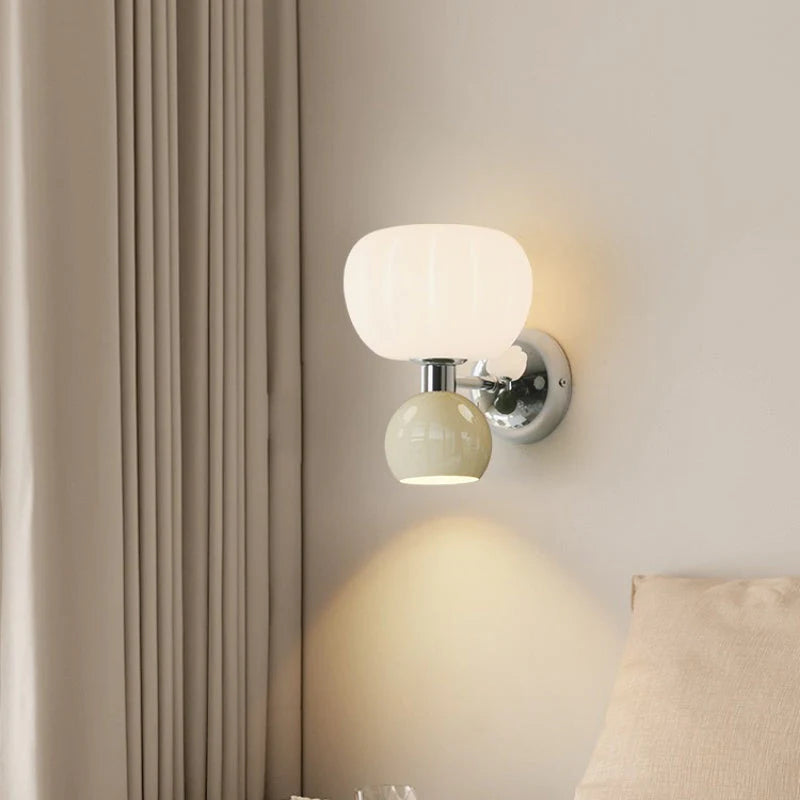 Moderne Crème Elegantie LED Wandlamp