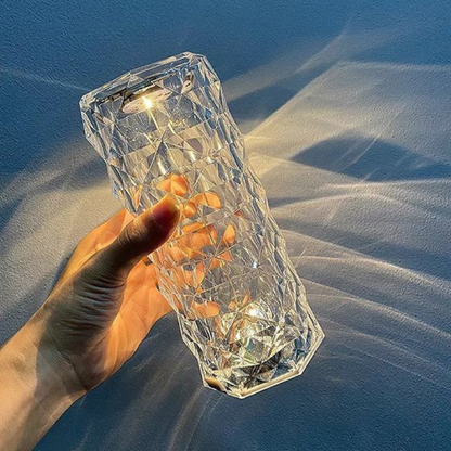 Crystal Luxe Design Tafellamp met Sprankelend Licht