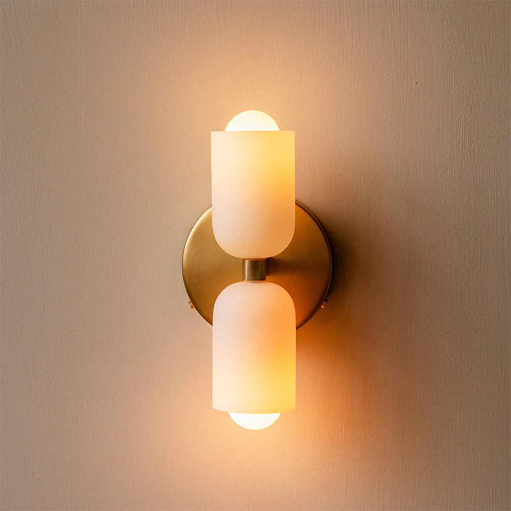 Acryl Wandlamp met Dubbel Licht – Warme Uitstraling in Stijlvol Design