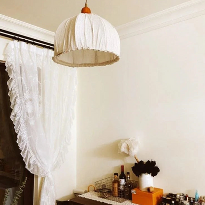 Vintage Boho Koepelvorm Hanglamp in Japanse Stijl