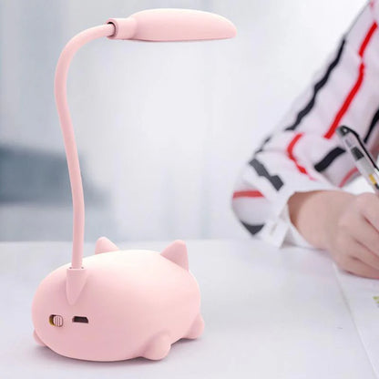 Mini Kat Schattig Oplaadbaar Bureau Lamp