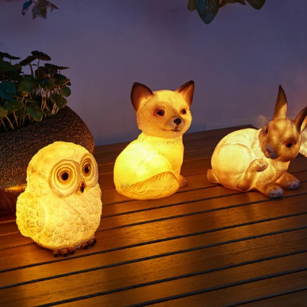 WildGlow Speelse Dieren Solar Tuinlamp