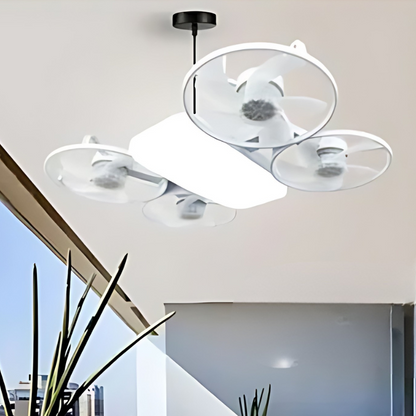 Zomerse Meerdere Propellers LED Plafondventilator