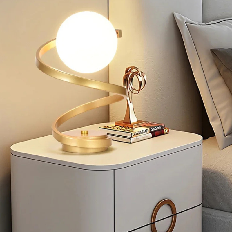 Nordic LED Tafellamp met Retro Elegantie