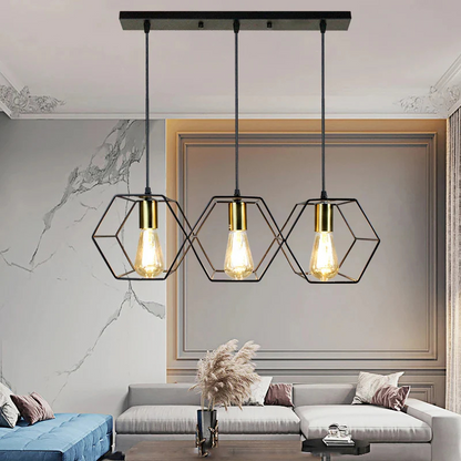 Geometrische Metalen Plafondkroonluchter met Creatief Ontwerp